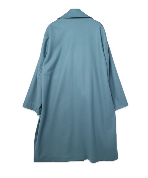 Signature Melton Minimal Tielocken Long Coat