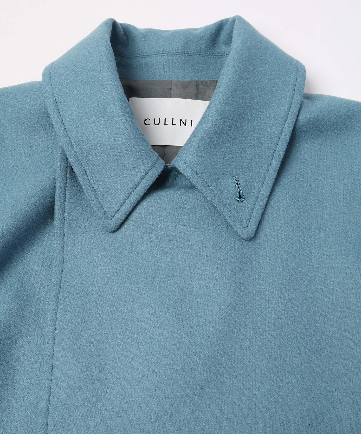 Signature Melton Minimal Tielocken Long Coat