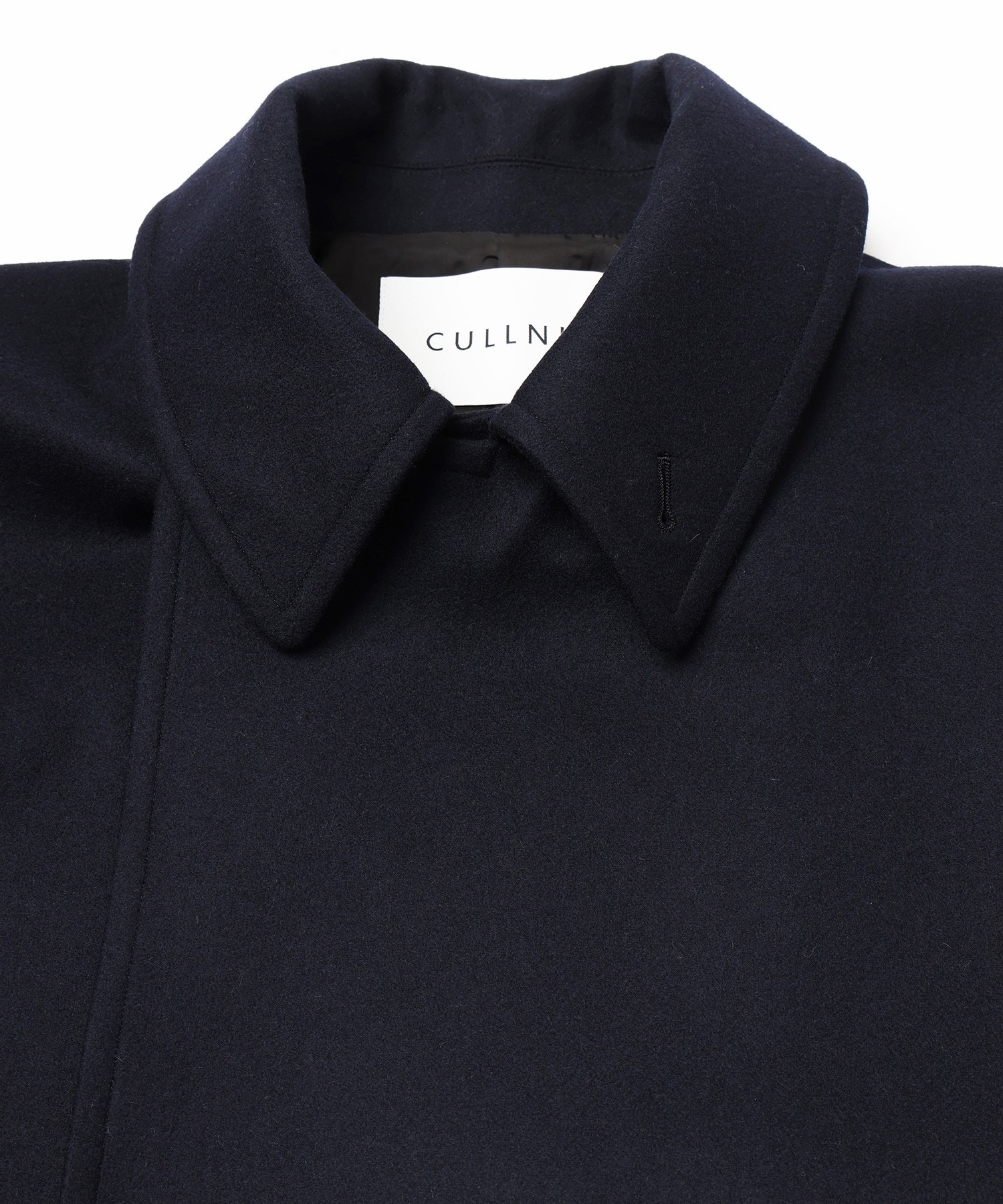 Signature Melton Minimal Tielocken Long Coat