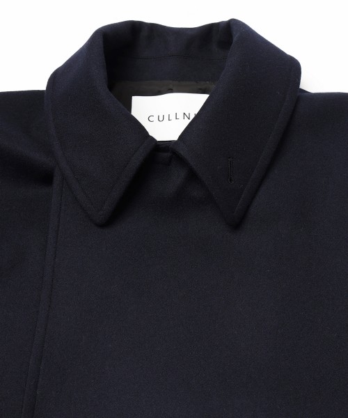 Signature Melton Minimal Tielocken Long Coat