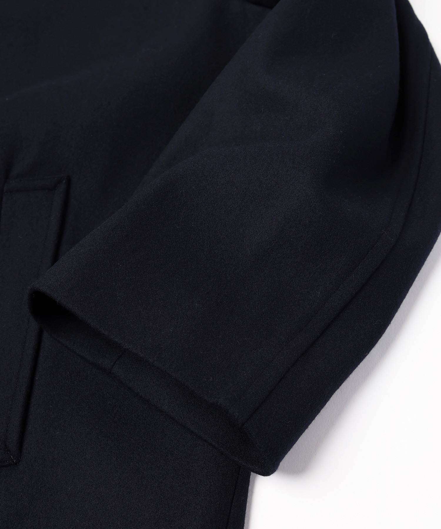 Signature Melton Minimal Tielocken Long Coat