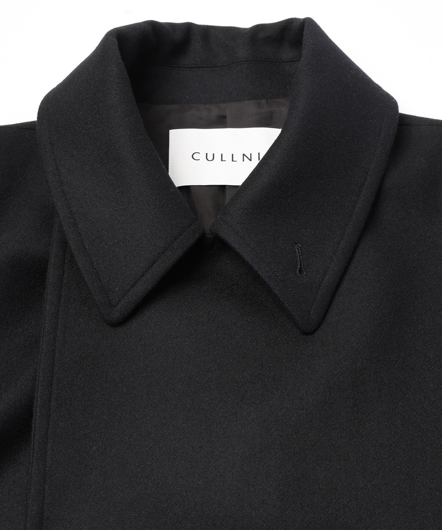 Signature Melton Minimal Tielocken Long Coat