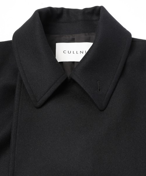 Signature Melton Minimal Tielocken Long Coat