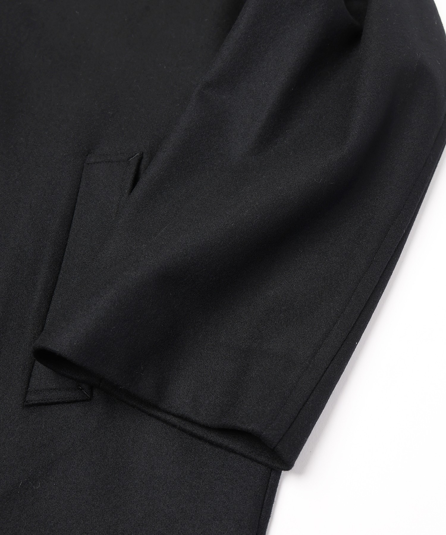 Signature Melton Minimal Tielocken Long Coat