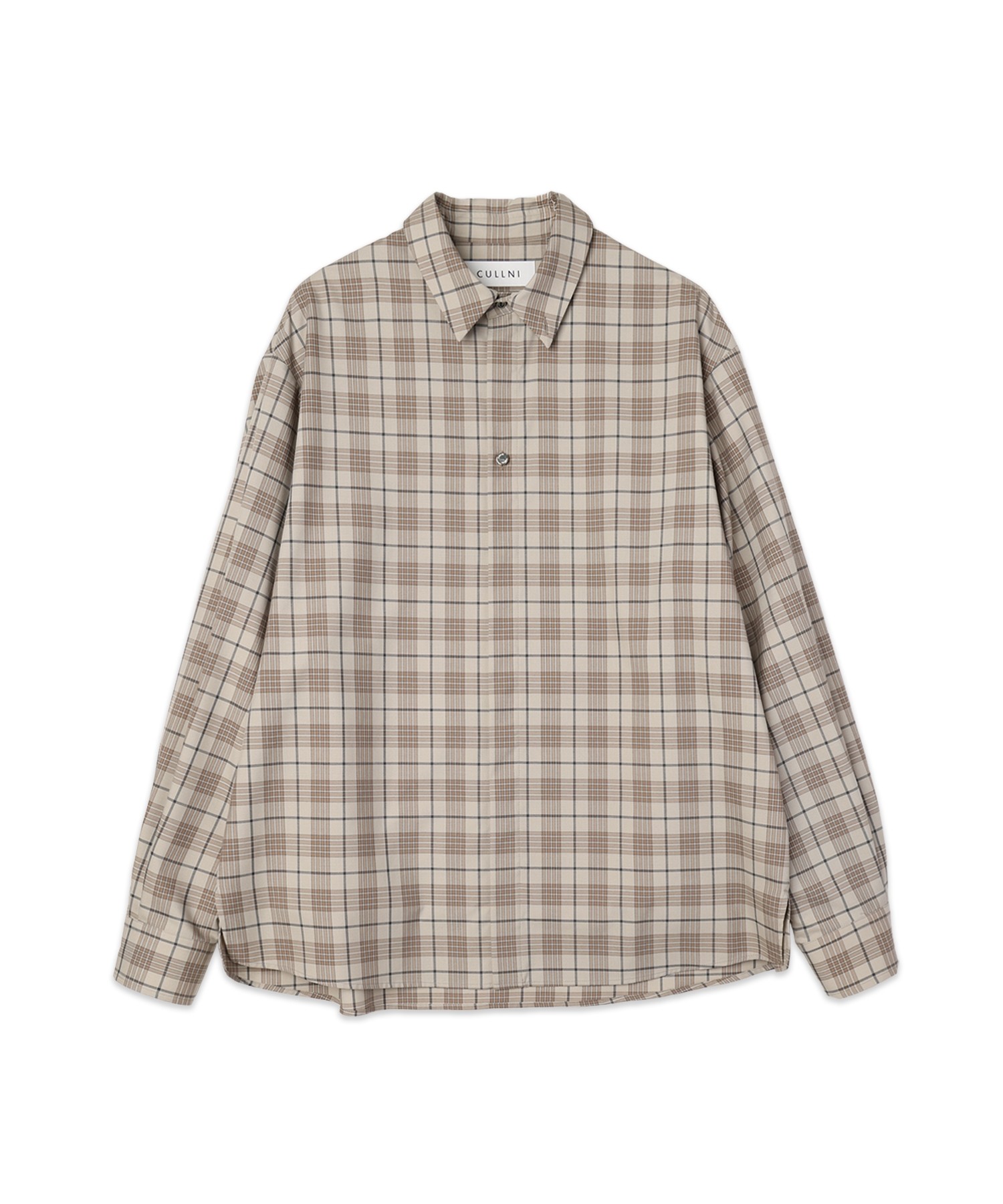 Tartan Check Bow-Tie Long Sleeve Shirt