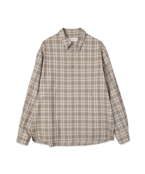Tartan Check Bow-Tie Long Sleeve Shirt