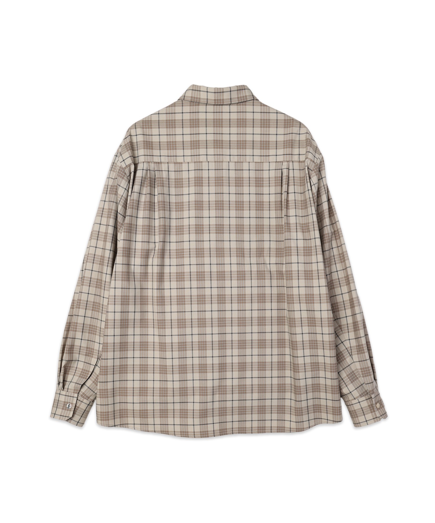 Tartan Check Bow-Tie Long Sleeve Shirt