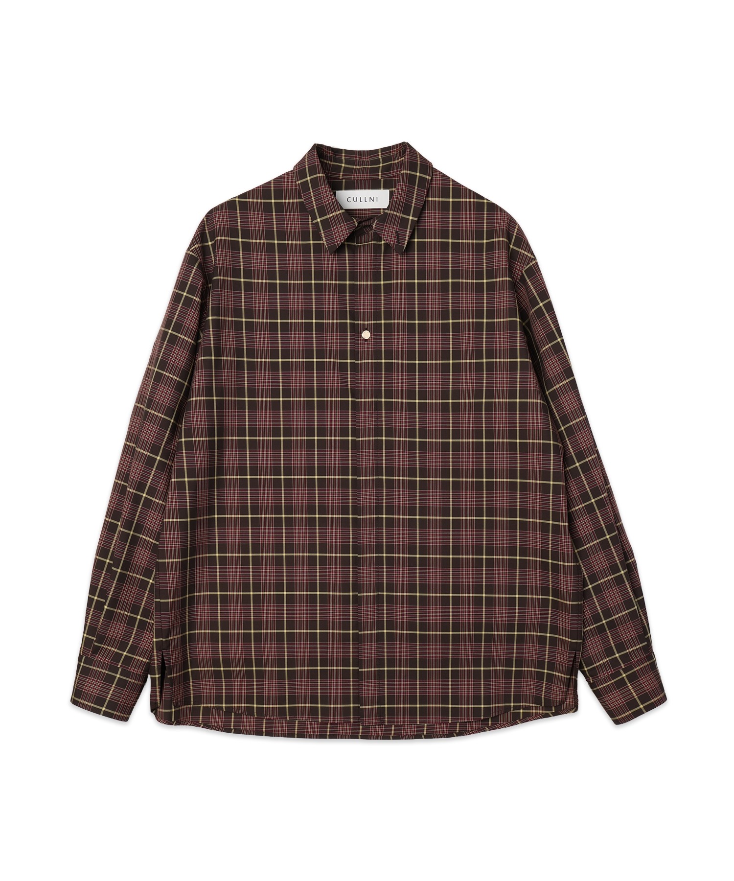 Tartan Check Bow-Tie Long Sleeve Shirt