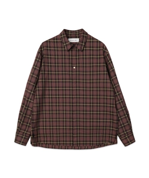 Tartan Check Bow-Tie Long Sleeve Shirt