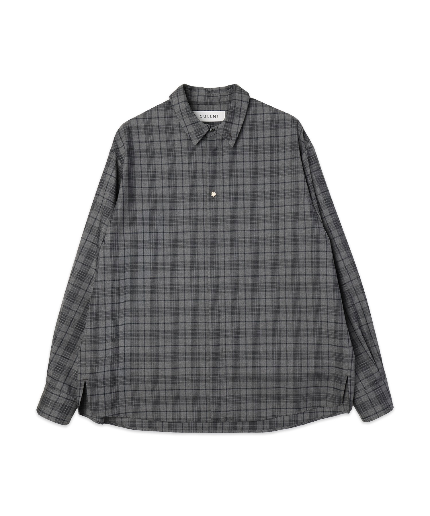 Tartan Check Bow-Tie Long Sleeve Shirt