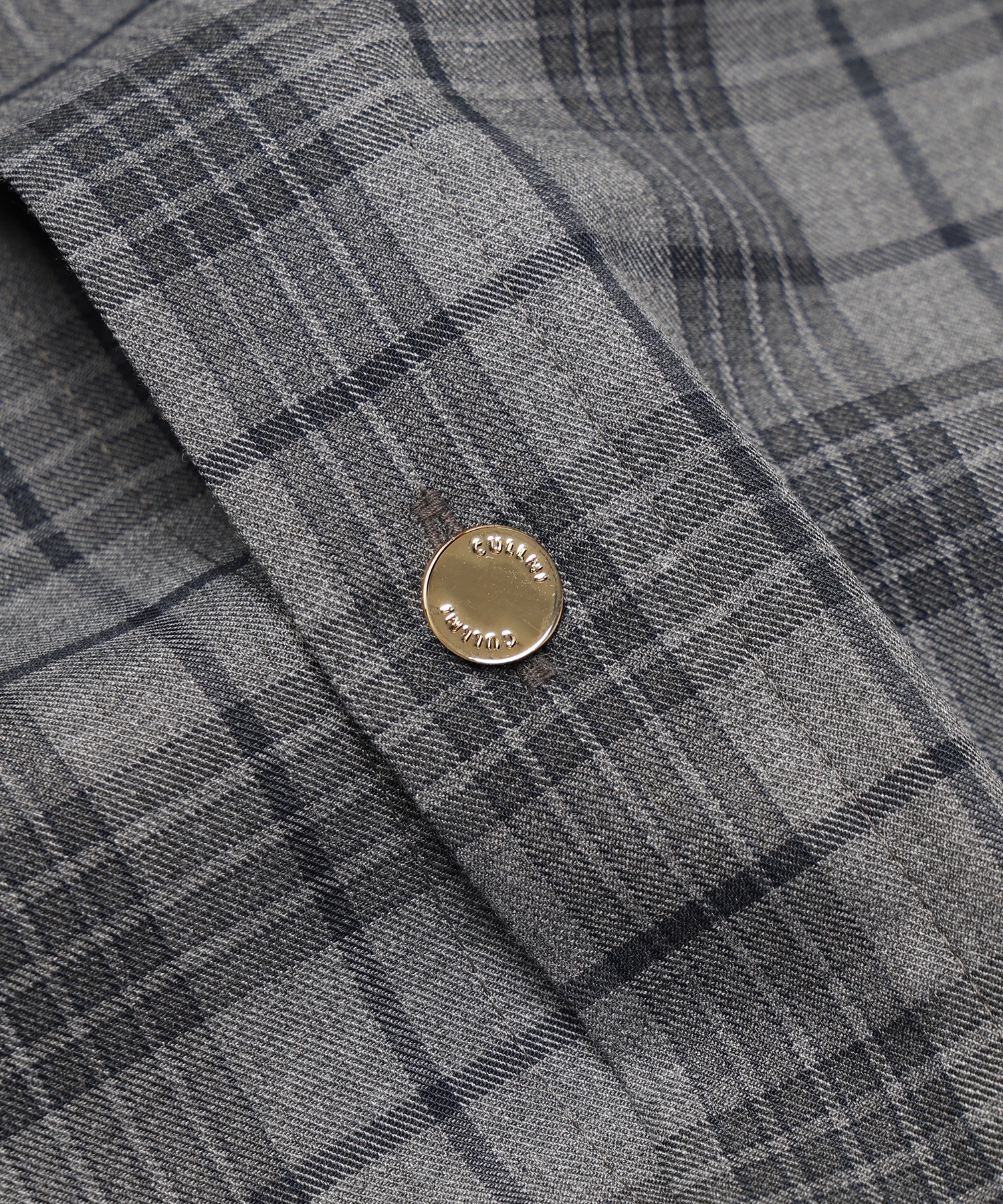 Tartan Check Bow-Tie Long Sleeve Shirt