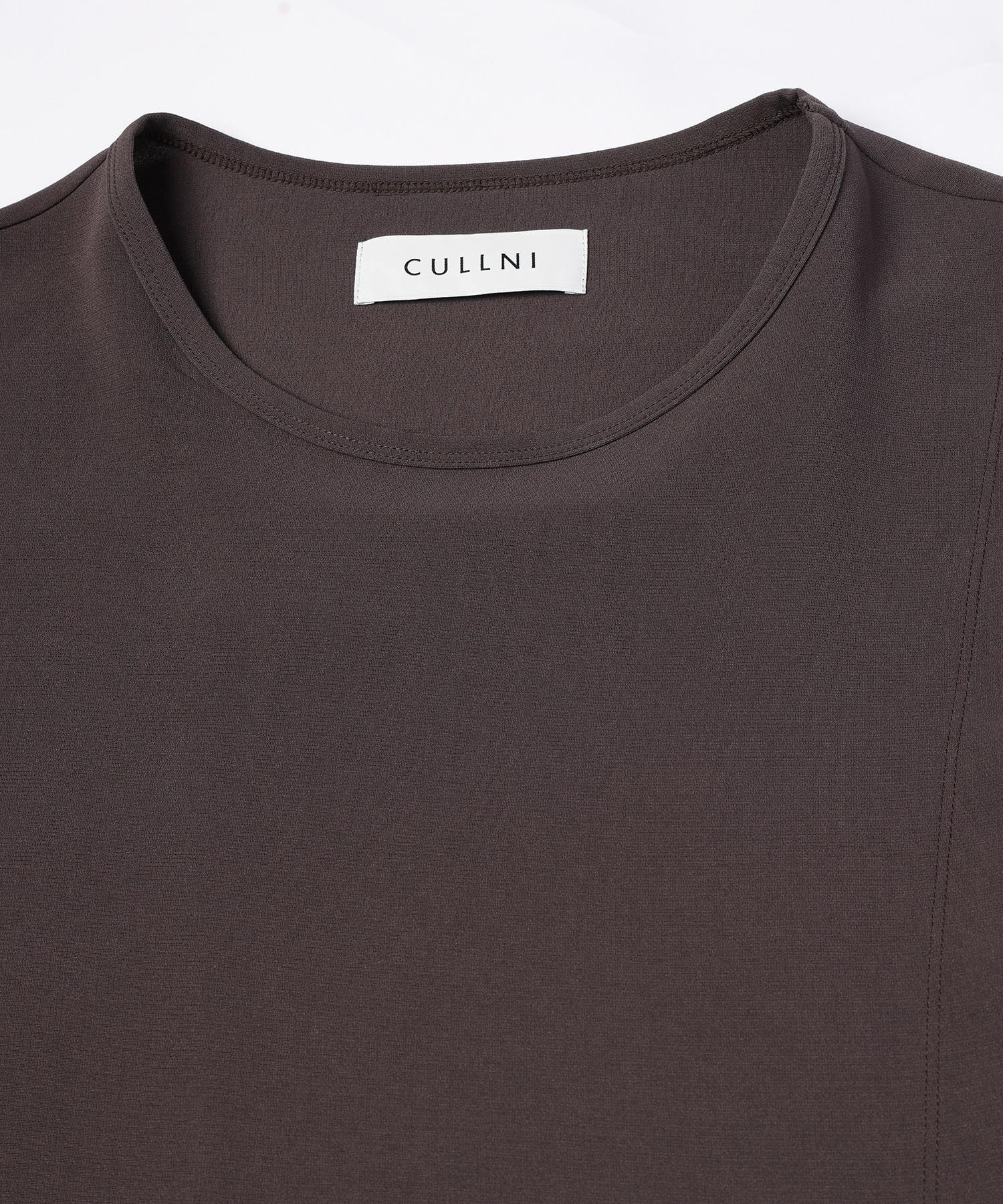Triacetate Airy Cloth Wrap Long Sleeve Pullover