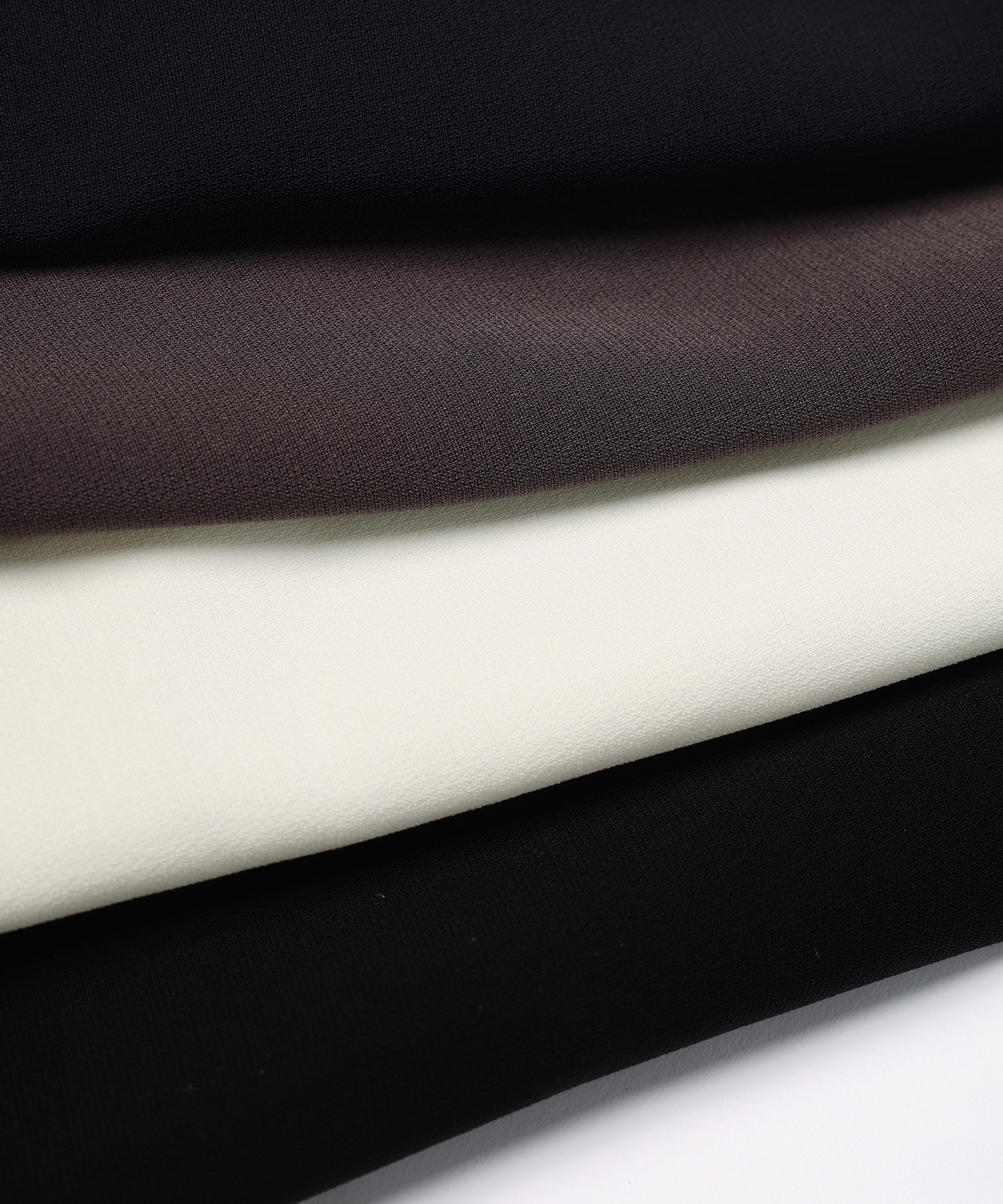Triacetate Airy Cloth Wrap Long Sleeve Pullover