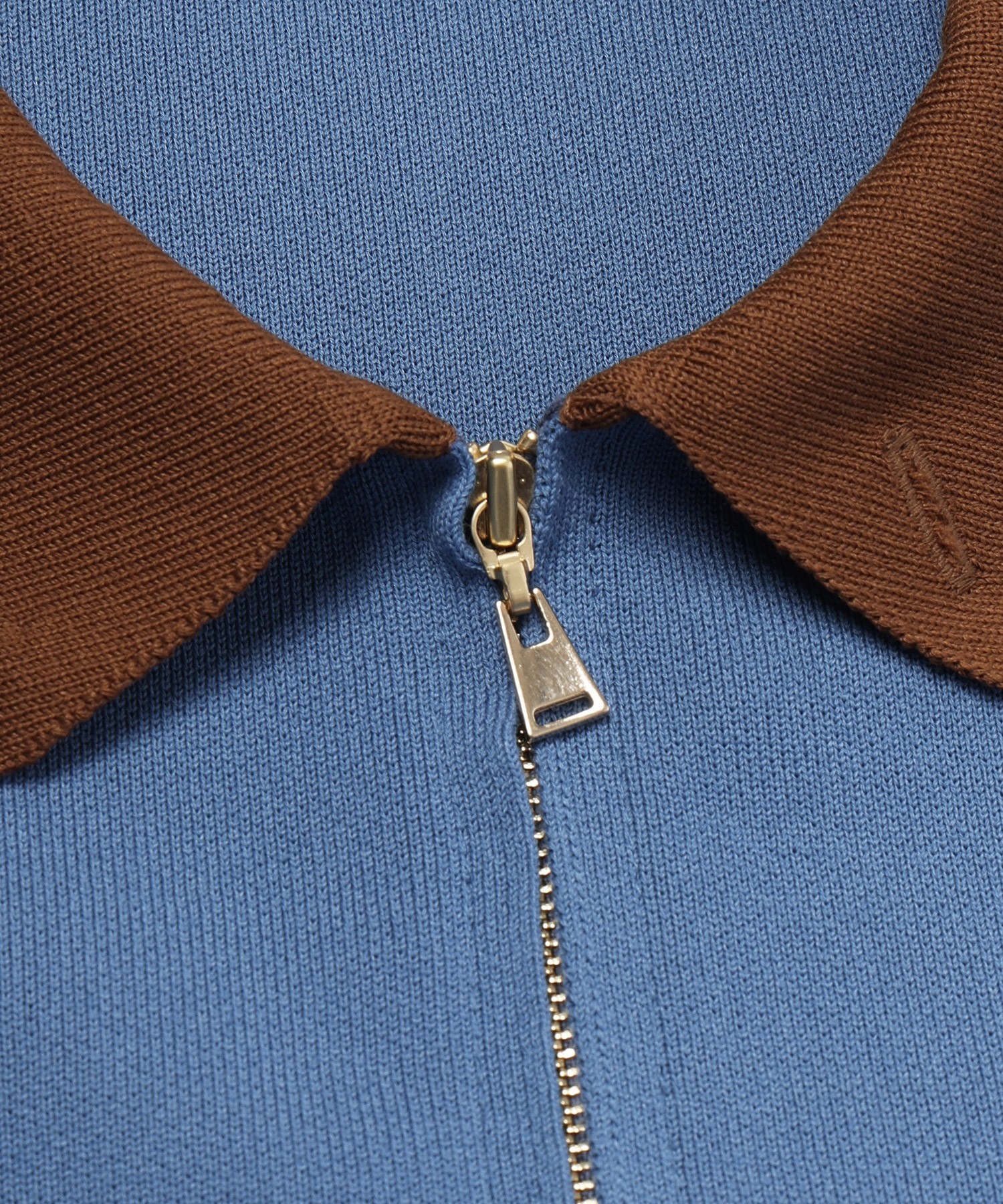 Organic Cotton Smooth Knit Big Pocket Zip Jacket