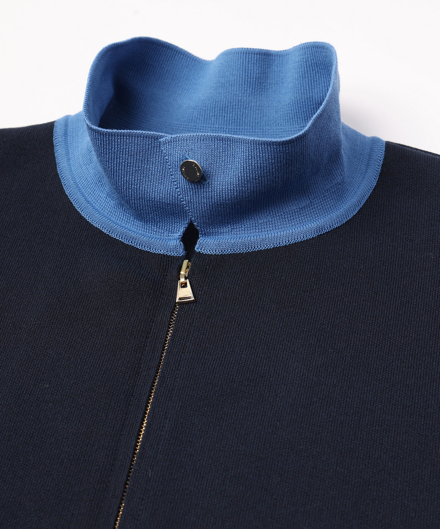 Organic Cotton Smooth Knit Big Pocket Zip Jacket