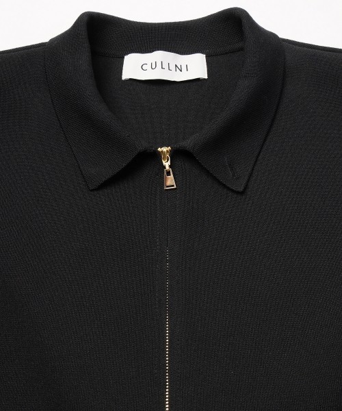 Organic Cotton Smooth Knit Big Pocket Zip Jacket