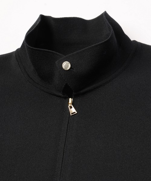 Organic Cotton Smooth Knit Big Pocket Zip Jacket