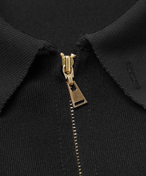 Organic Cotton Smooth Knit Big Pocket Zip Jacket