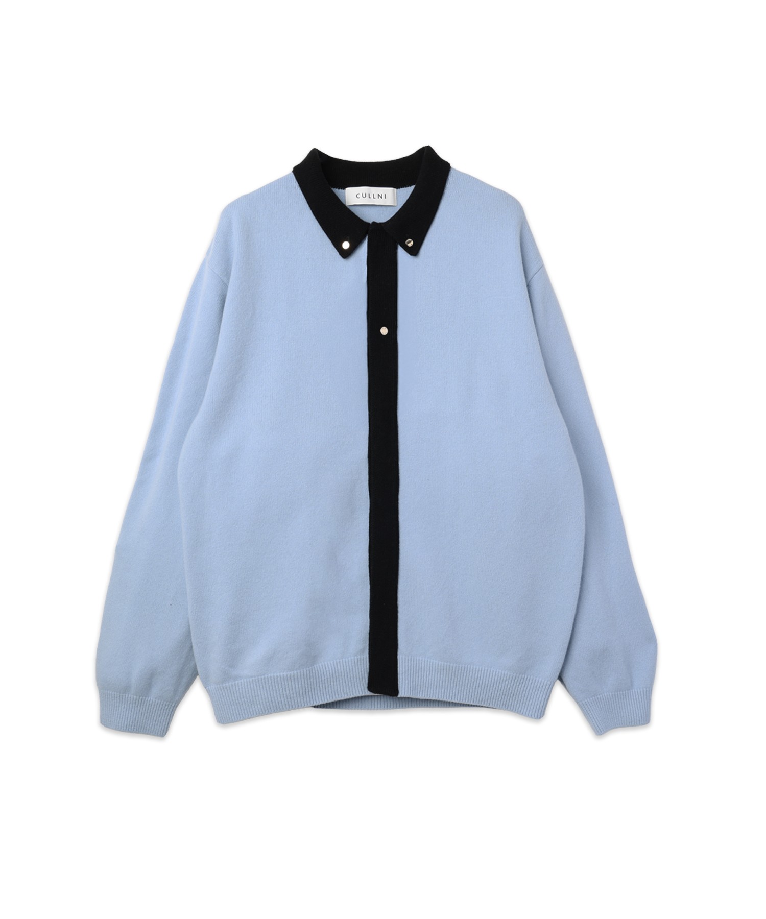 Super 180s Fine Merino Wool Front Fly Knit Jacket