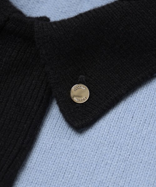 Super 180s Fine Merino Wool Front Fly Knit Jacket