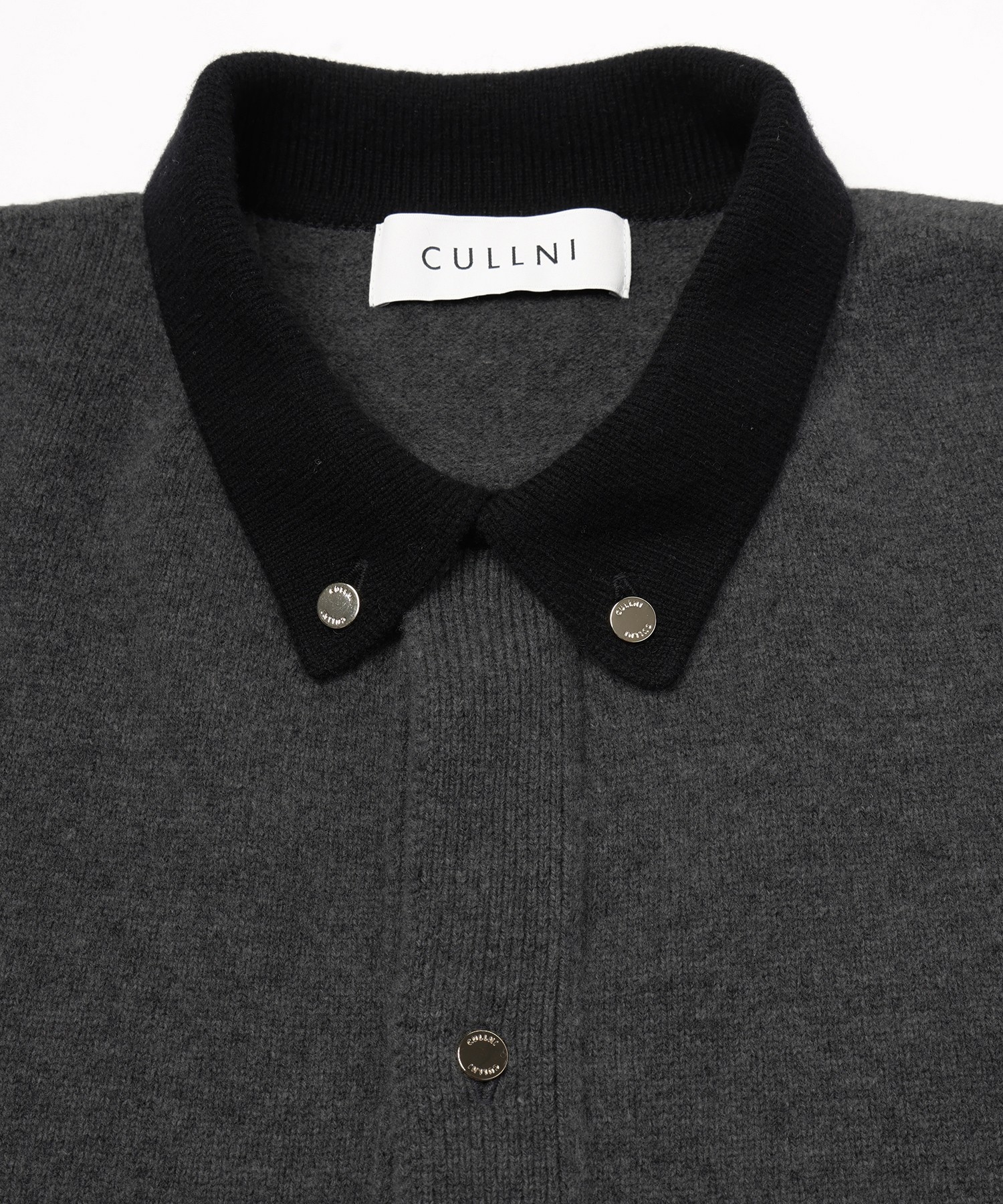 Super 180s Fine Merino Wool Front Fly Knit Jacket