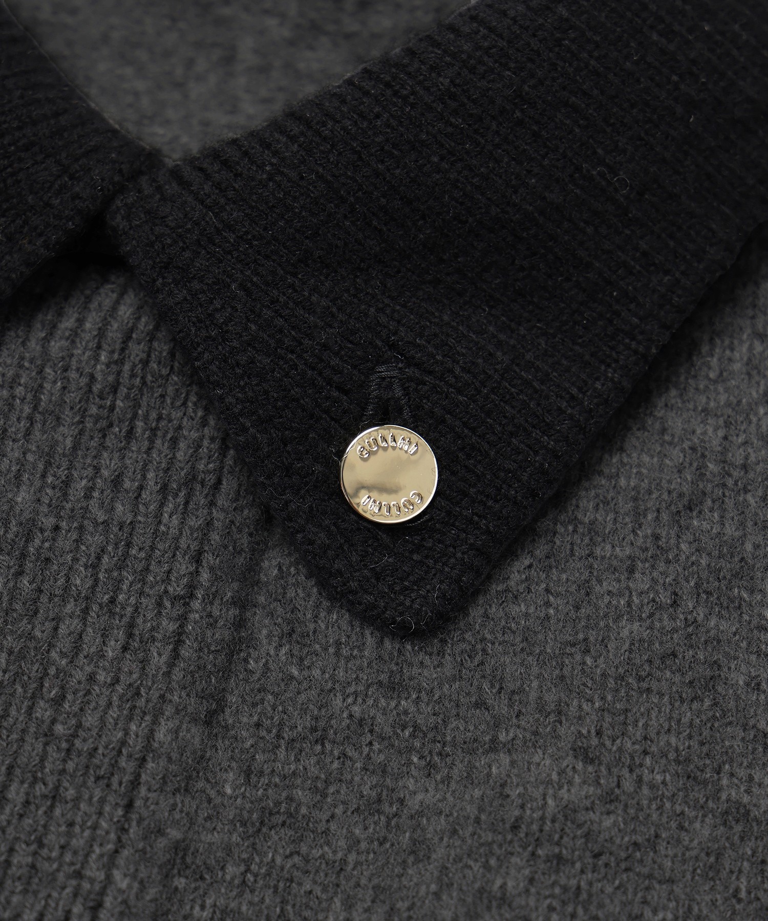 Super 180s Fine Merino Wool Front Fly Knit Jacket