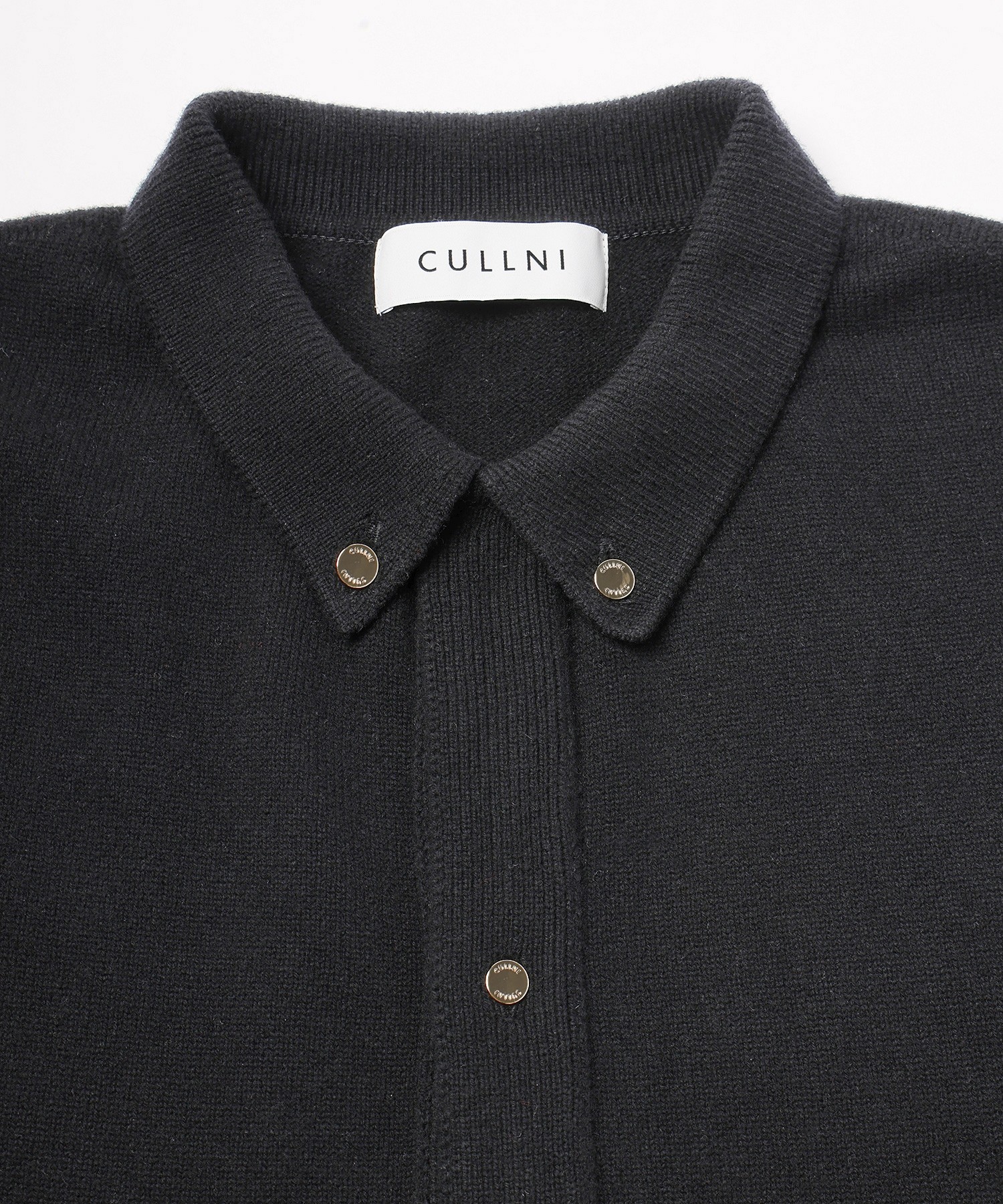 Super 180s Fine Merino Wool Front Fly Knit Jacket