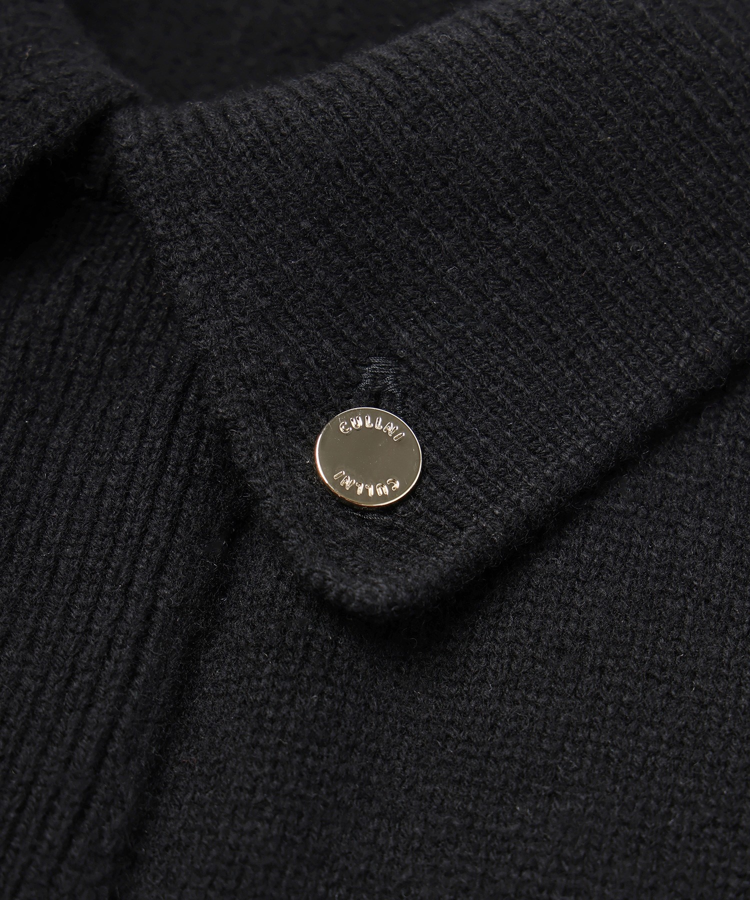 Super 180s Fine Merino Wool Front Fly Knit Jacket