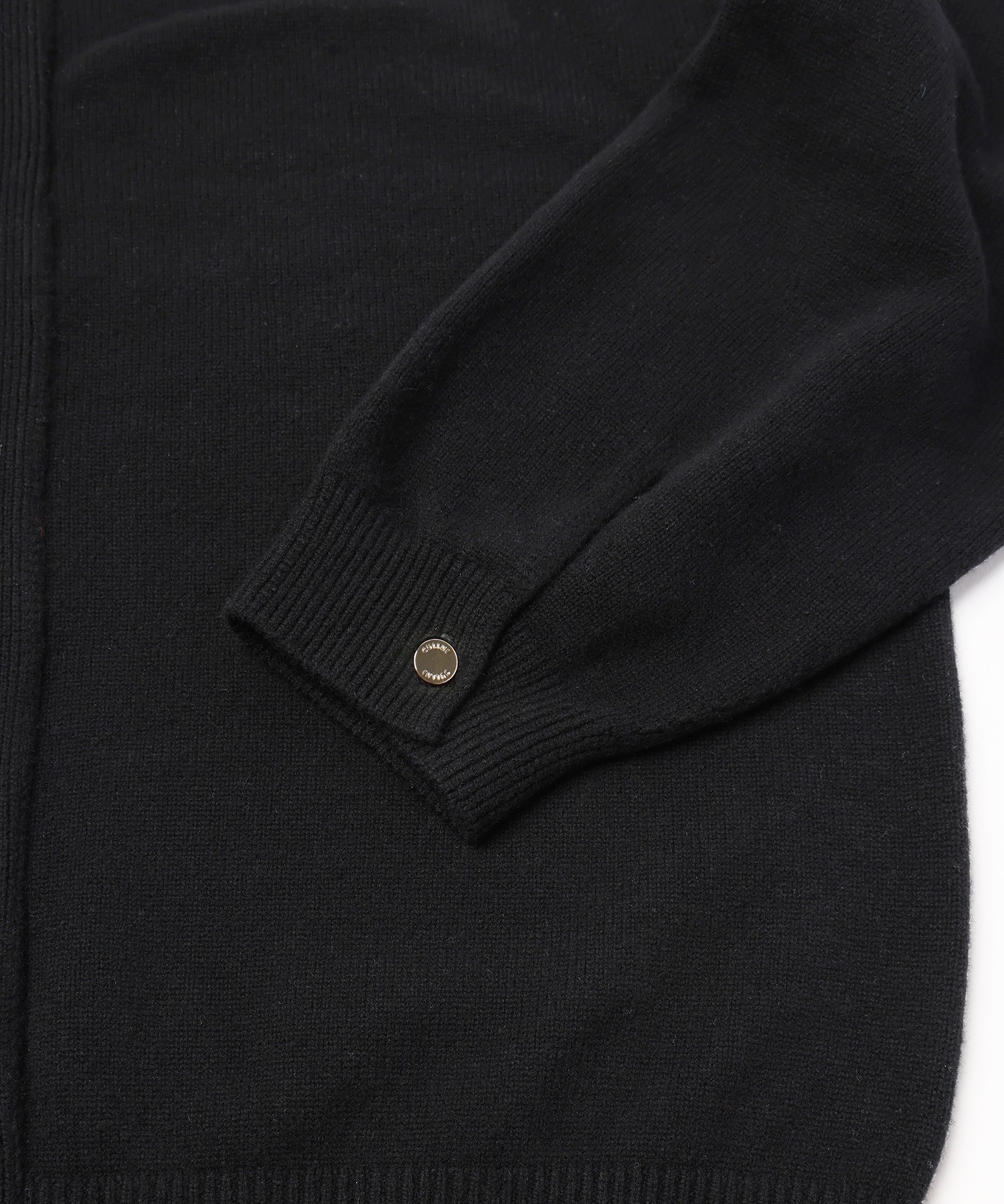 Super 180s Fine Merino Wool Front Fly Knit Jacket