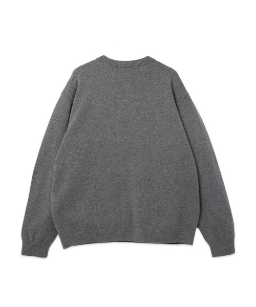 Super 180s Fine Merino Wool Minimal V-Neck Knit Pullover