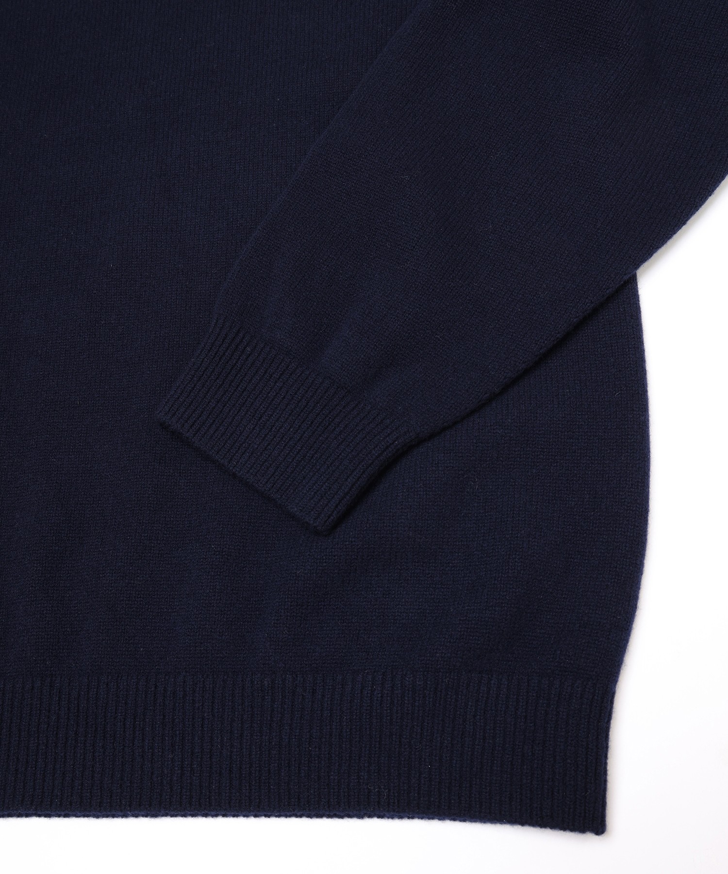 Super 180s Fine Merino Wool Minimal V-Neck Knit Pullover