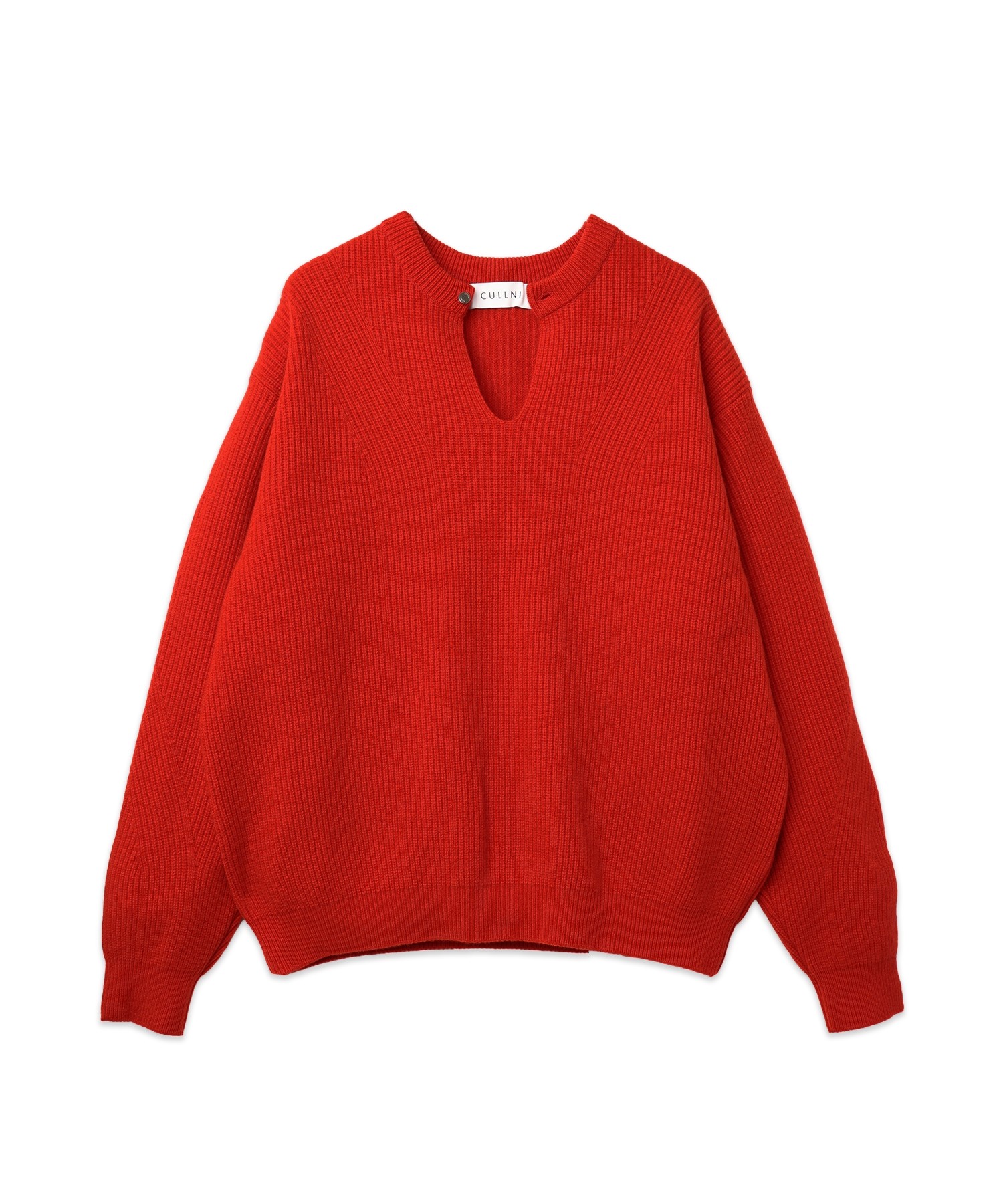 Extra Wool Minimal Skipper Rib Knit Pullover
