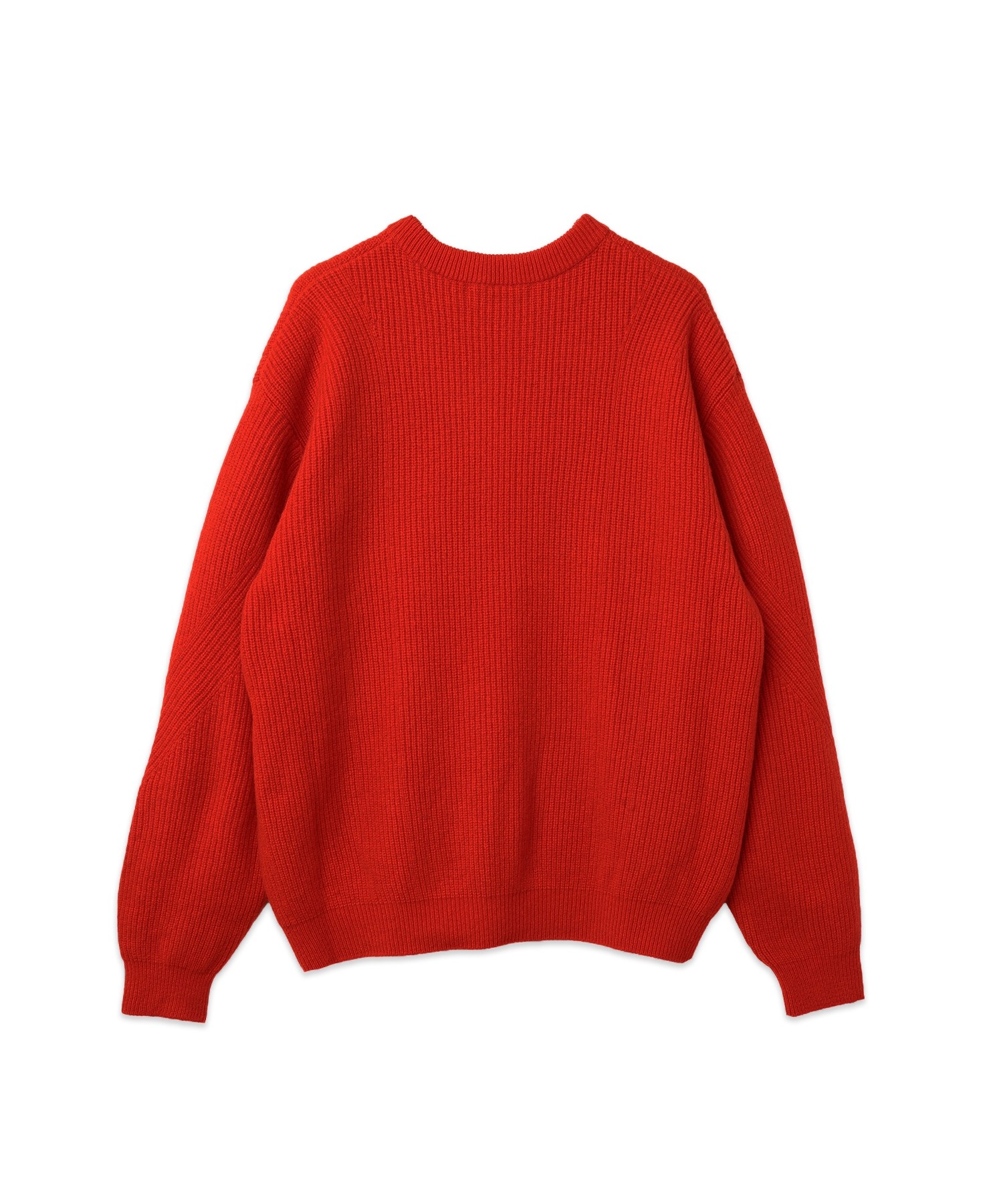 Extra Wool Minimal Skipper Rib Knit Pullover