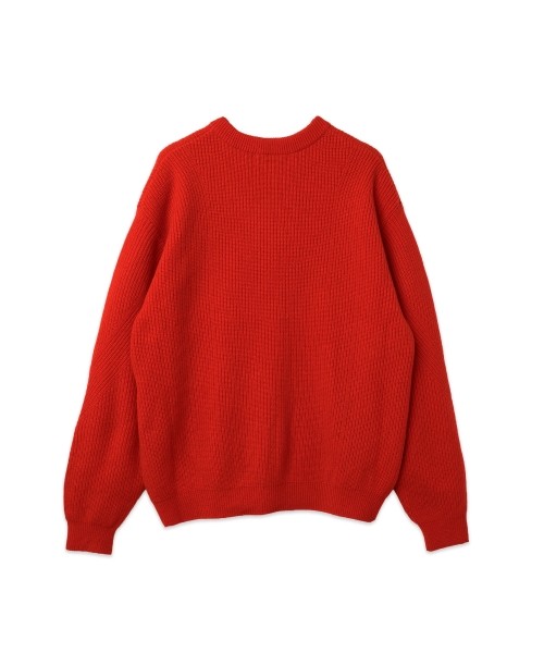 Extra Wool Minimal Skipper Rib Knit Pullover