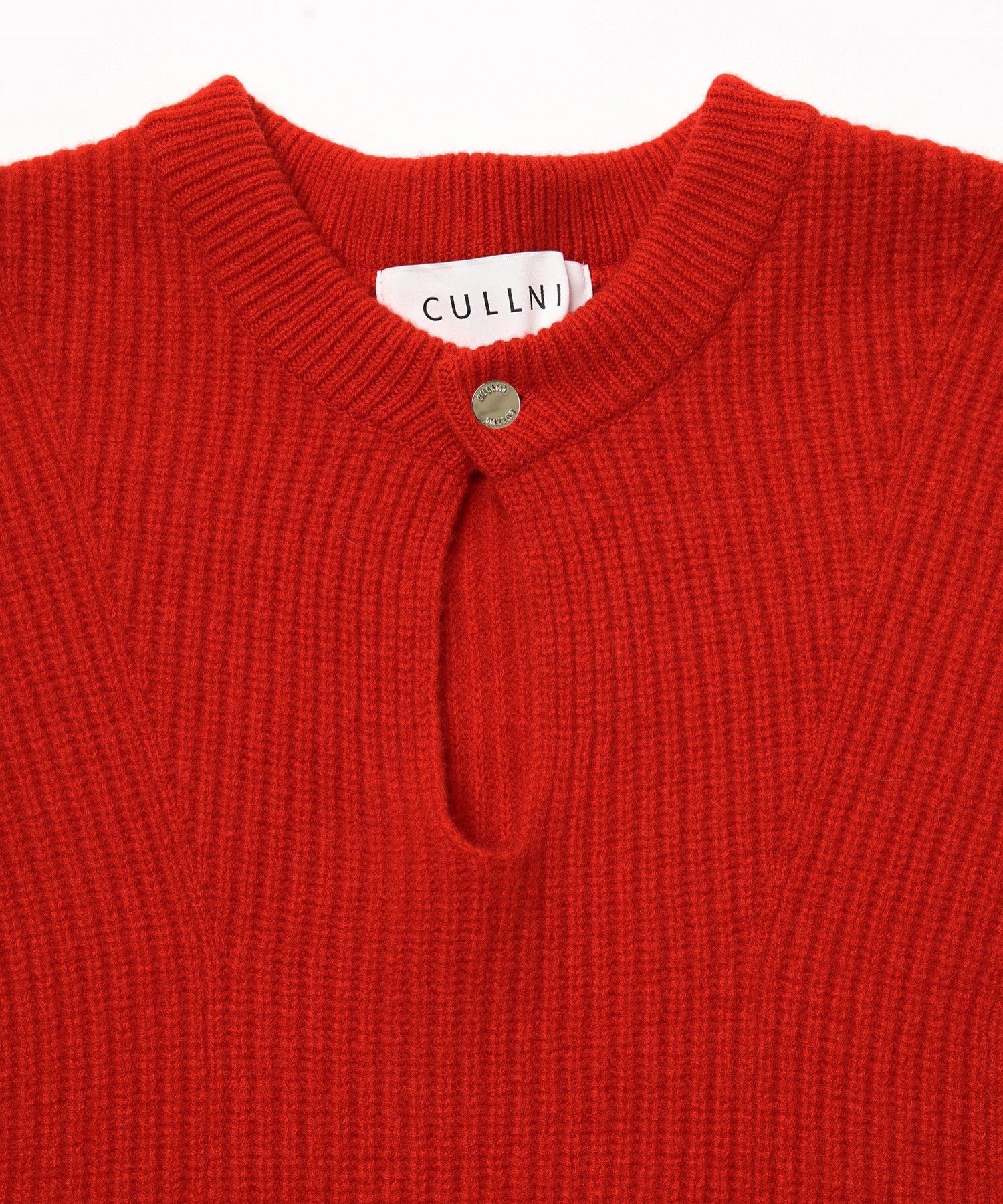 Extra Wool Minimal Skipper Rib Knit Pullover