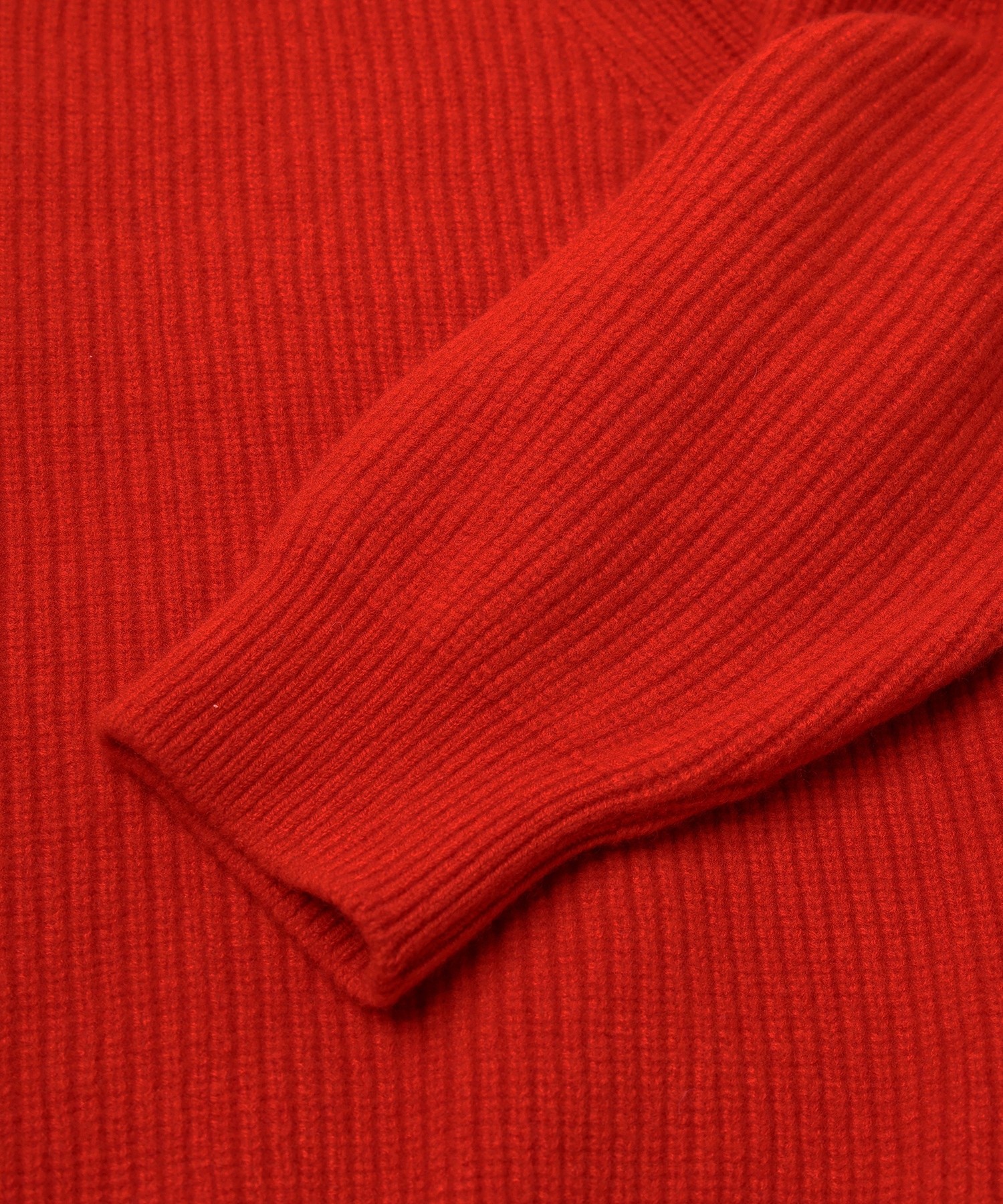 Extra Wool Minimal Skipper Rib Knit Pullover