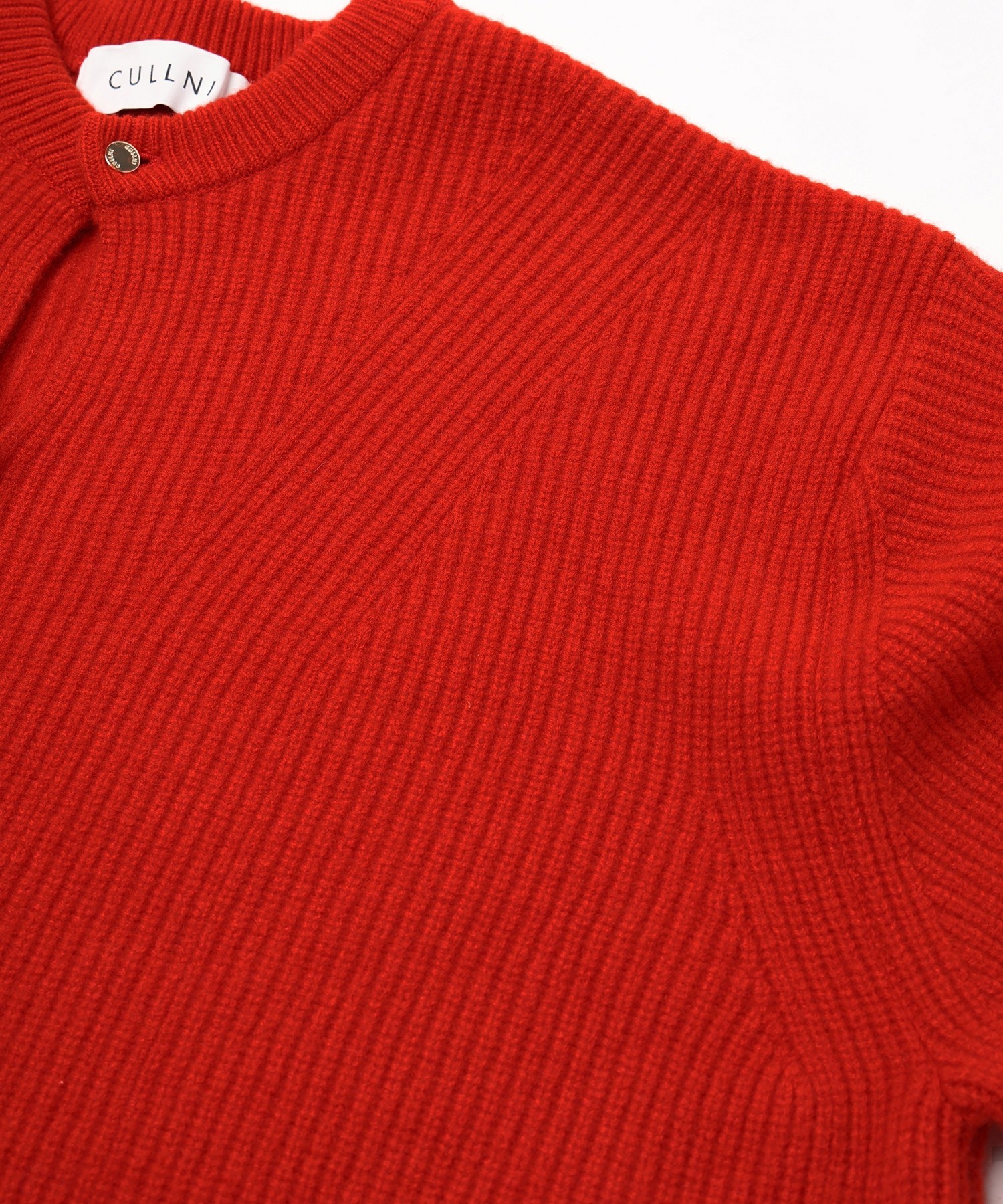 Extra Wool Minimal Skipper Rib Knit Pullover