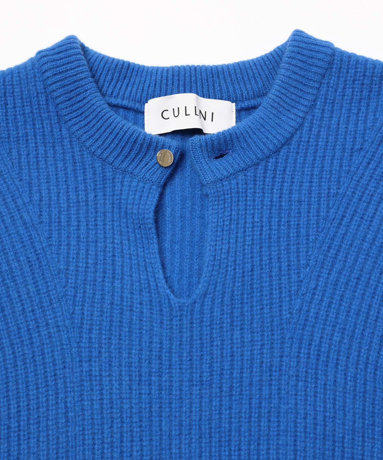 Extra Wool Minimal Skipper Rib Knit Pullover
