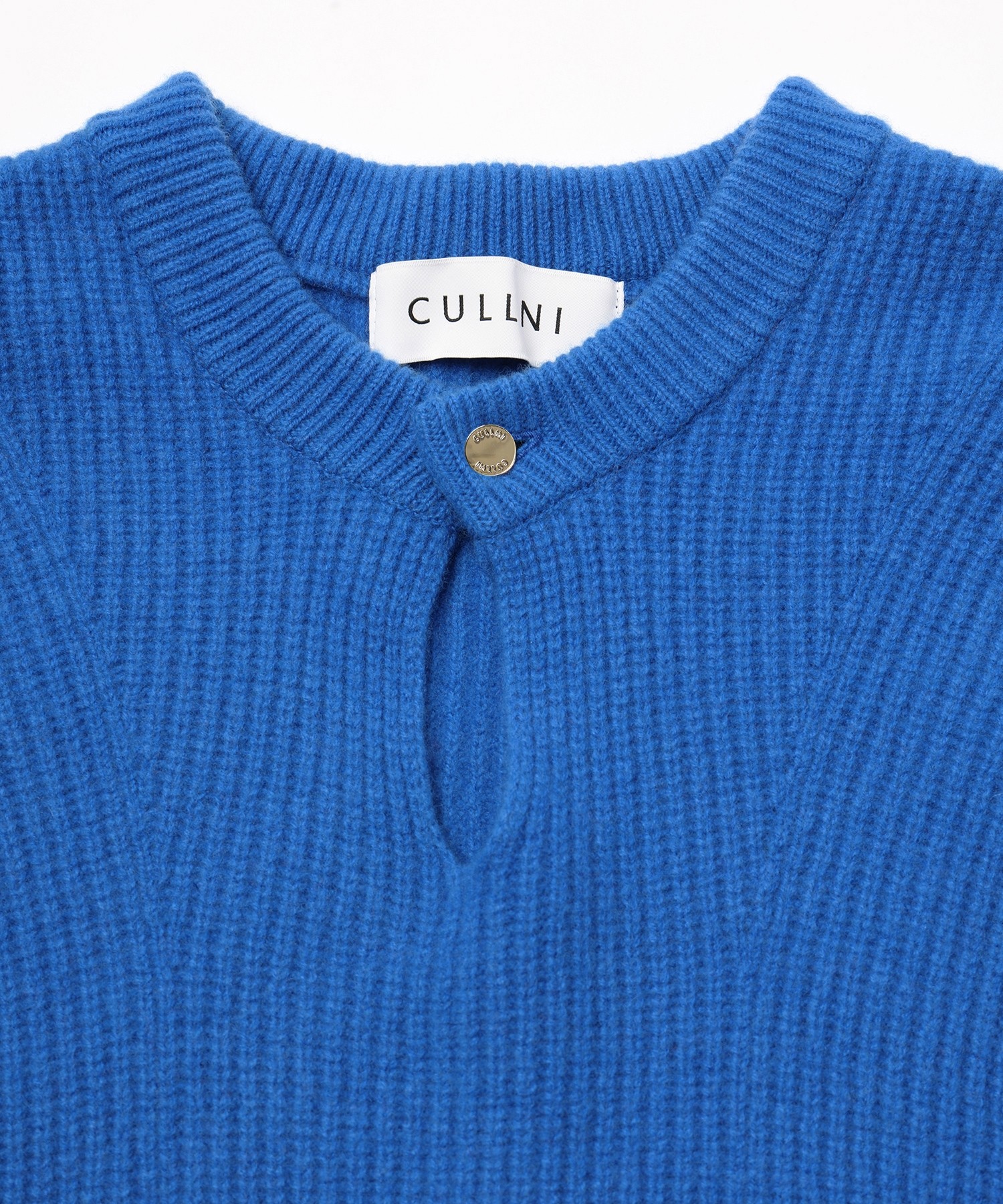 Extra Wool Minimal Skipper Rib Knit Pullover