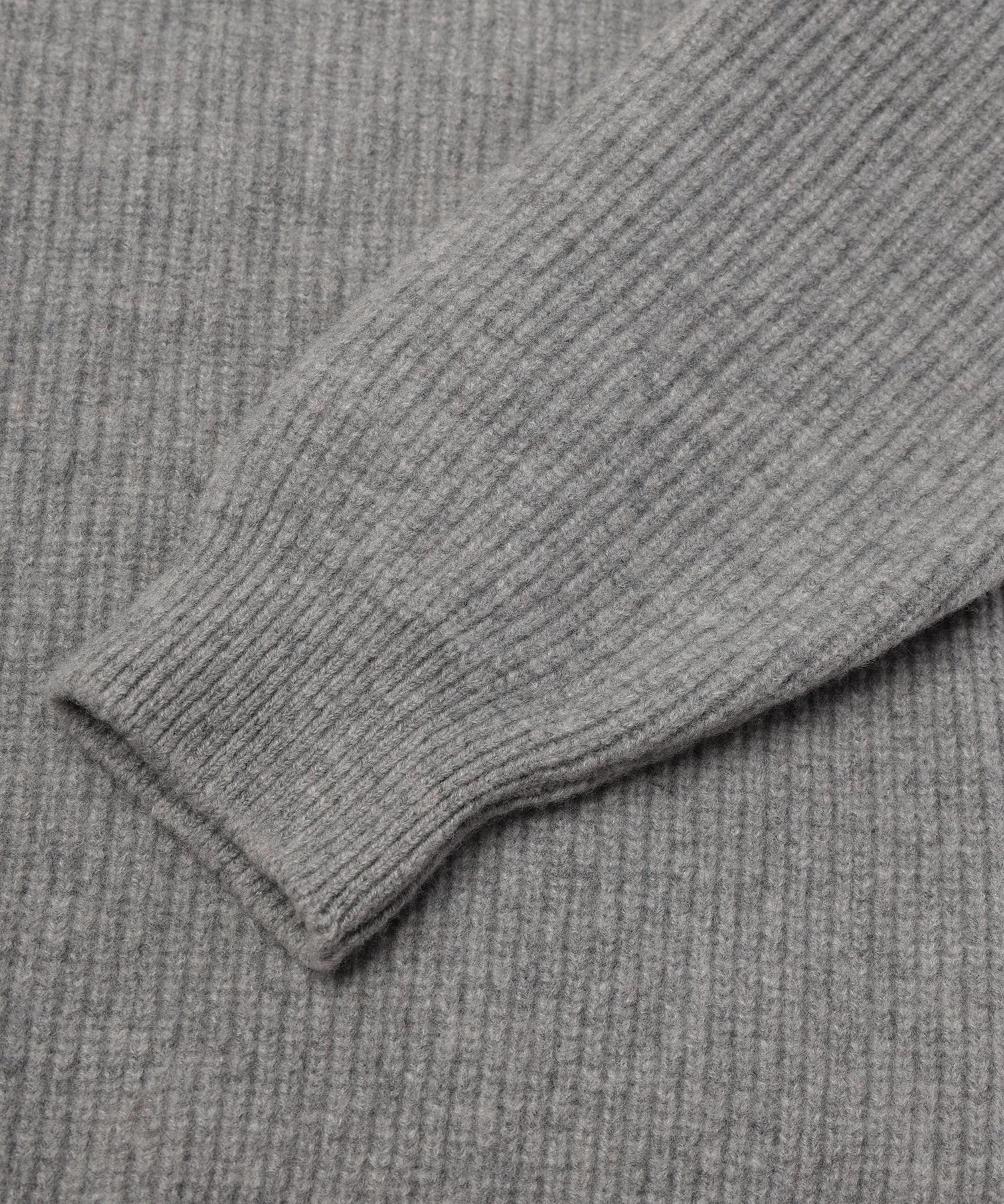 Extra Wool Minimal Skipper Rib Knit Pullover