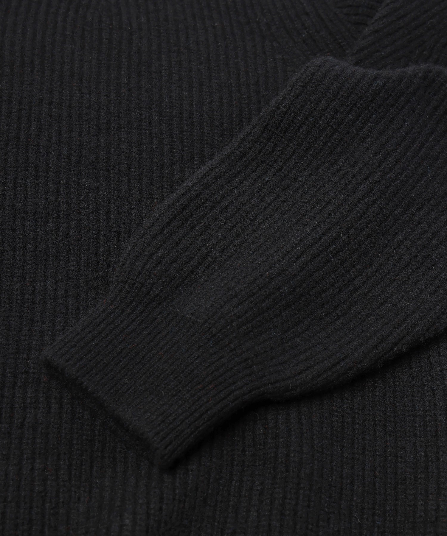 Extra Wool Minimal Skipper Rib Knit Pullover