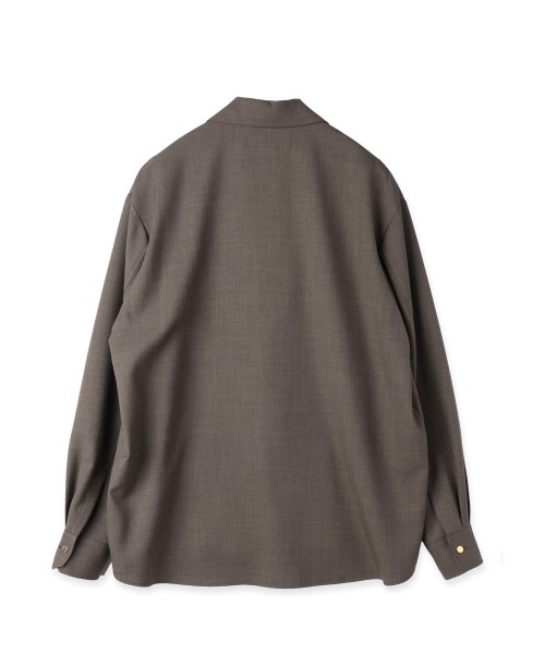 Dry Gabardine Tailored Collar Shirt Jacket