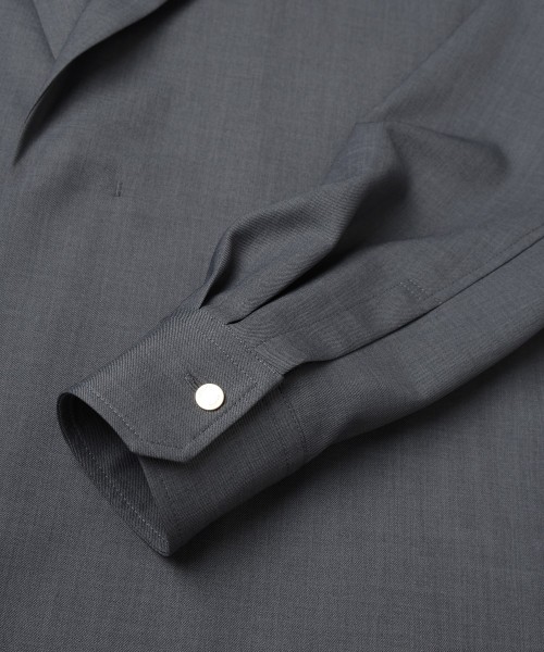 Dry Gabardine Tailored Collar Shirt Jacket