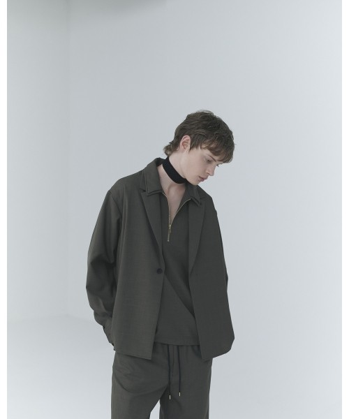 Dry Gabardine Tailored Collar Shirt Jacket