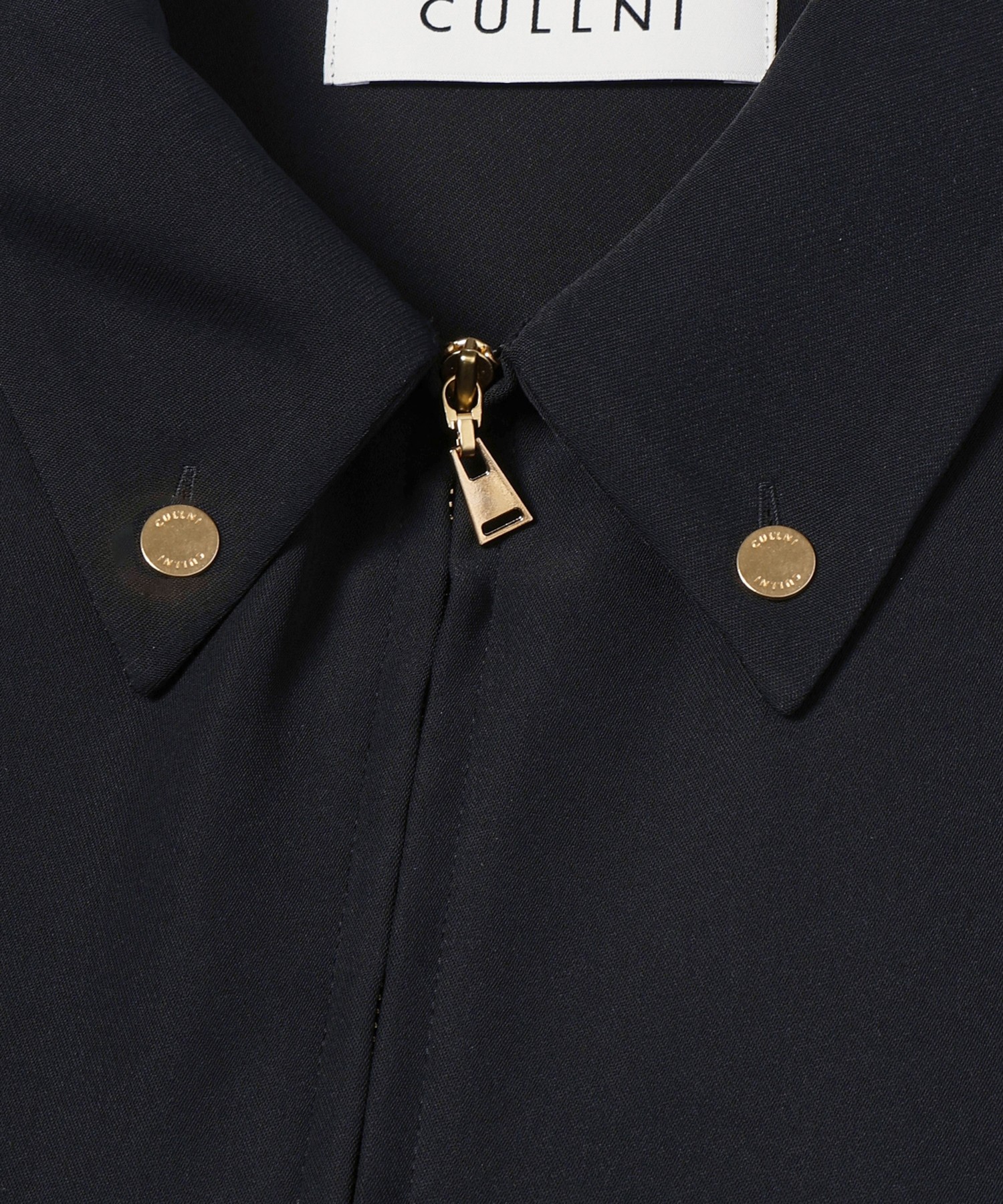 Dry Double Cloth Zip Up Short Sleeve Button-Down Compact Shirt