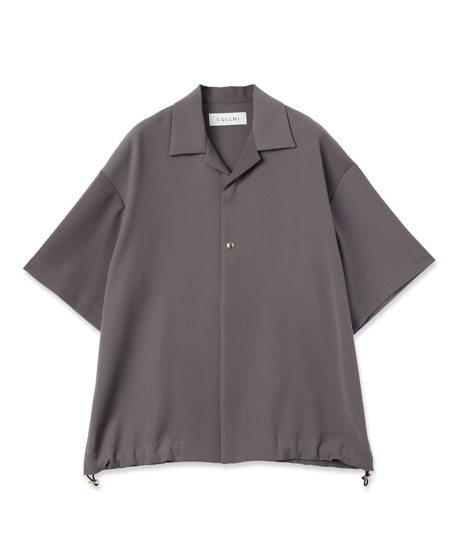 Dry Twill Open Collar Short Sleeve Shirt