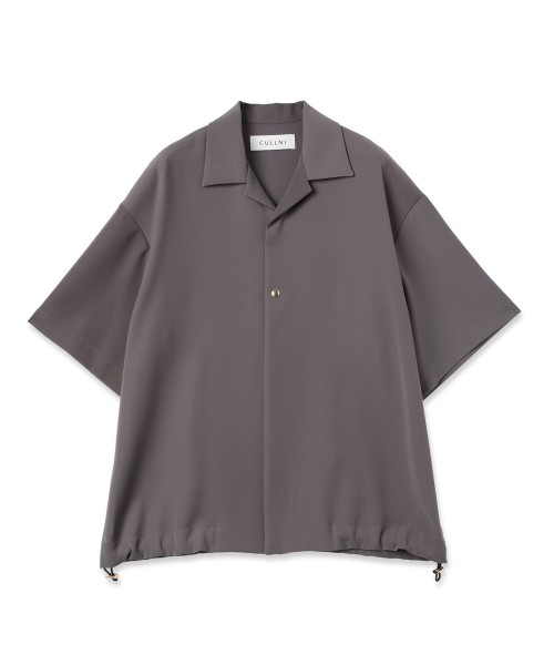 Dry Twill Open Collar Short Sleeve Shirt