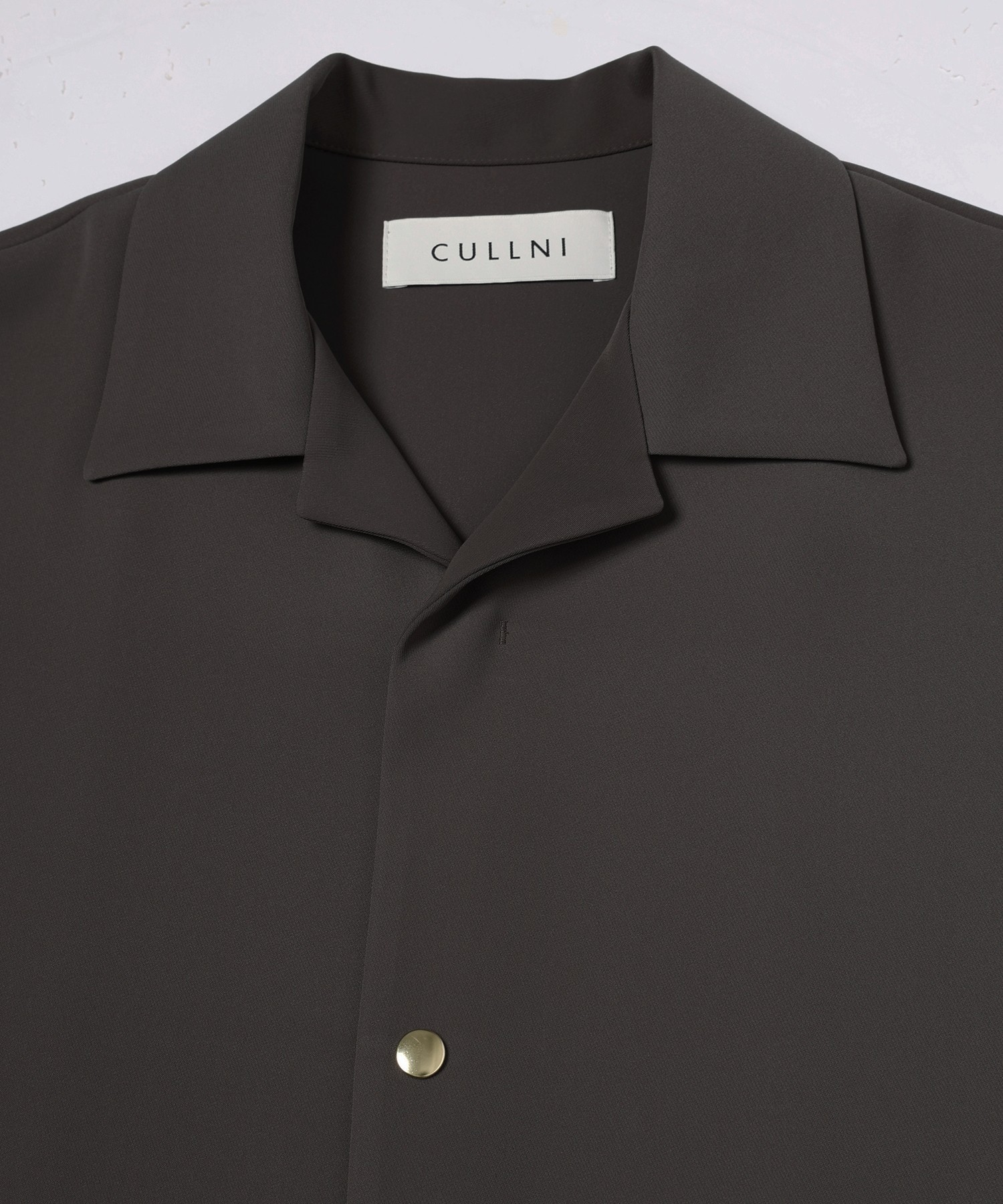 Dry Twill Open Collar Short Sleeve Shirt