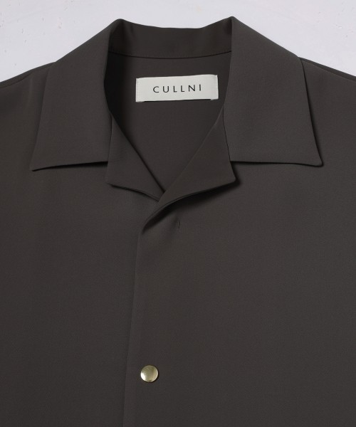 Dry Twill Open Collar Short Sleeve Shirt