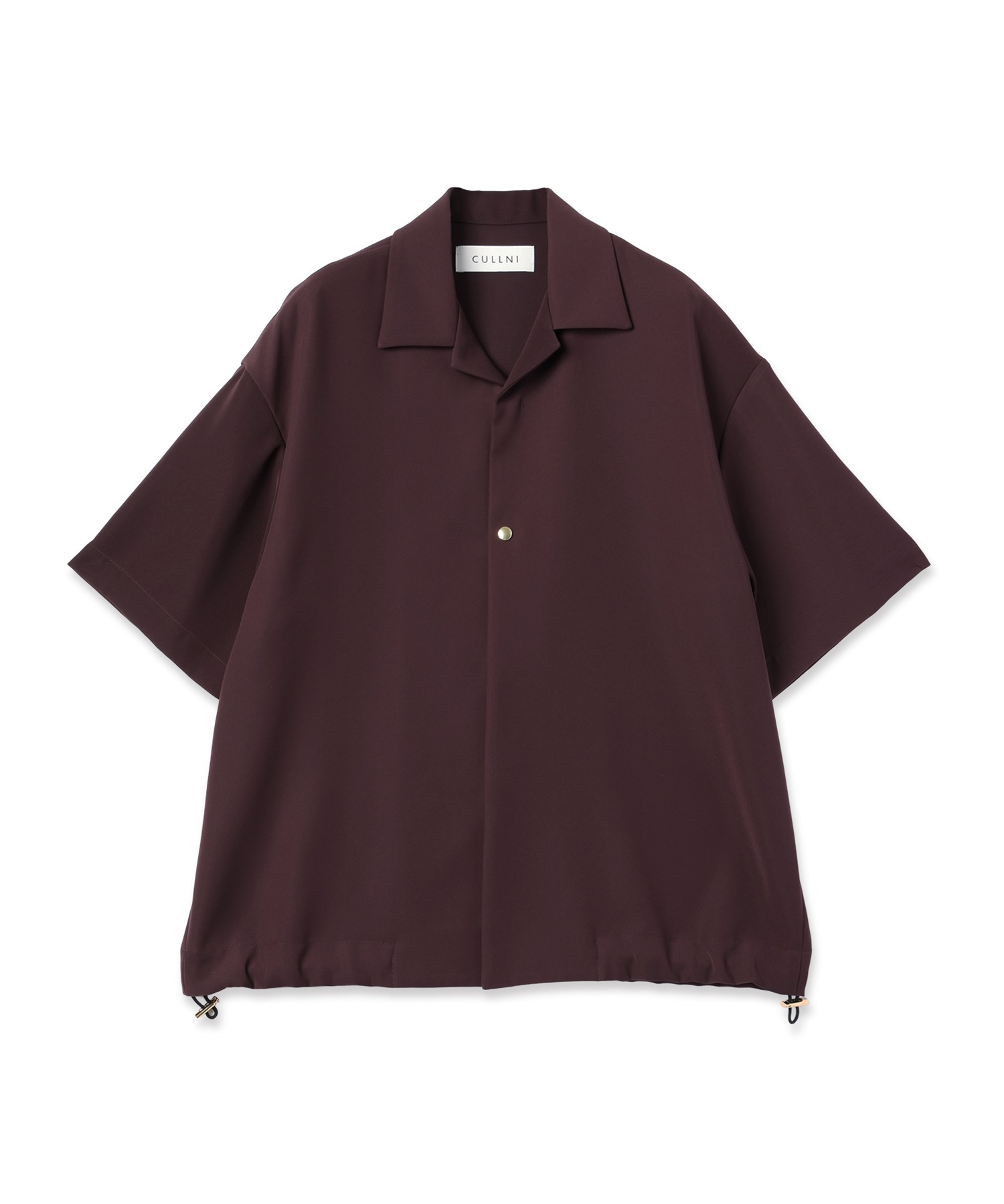 Dry Twill Open Collar Short Sleeve Shirt